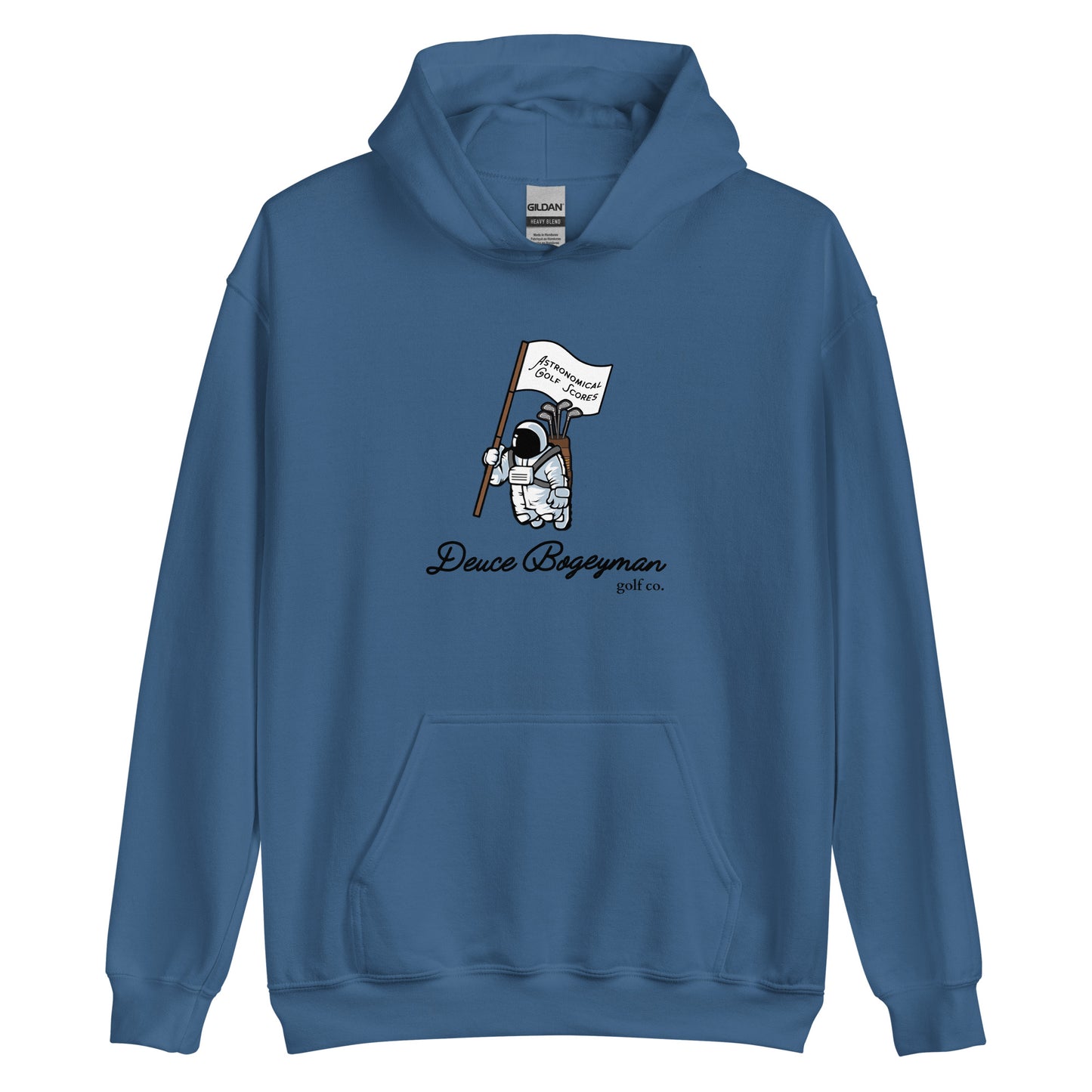 Deuce Bogeyman Astronomical Golf Scores Hoodie