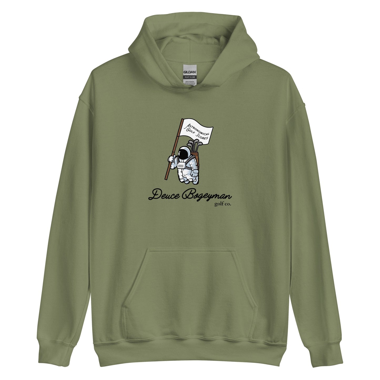 Deuce Bogeyman Astronomical Golf Scores Hoodie