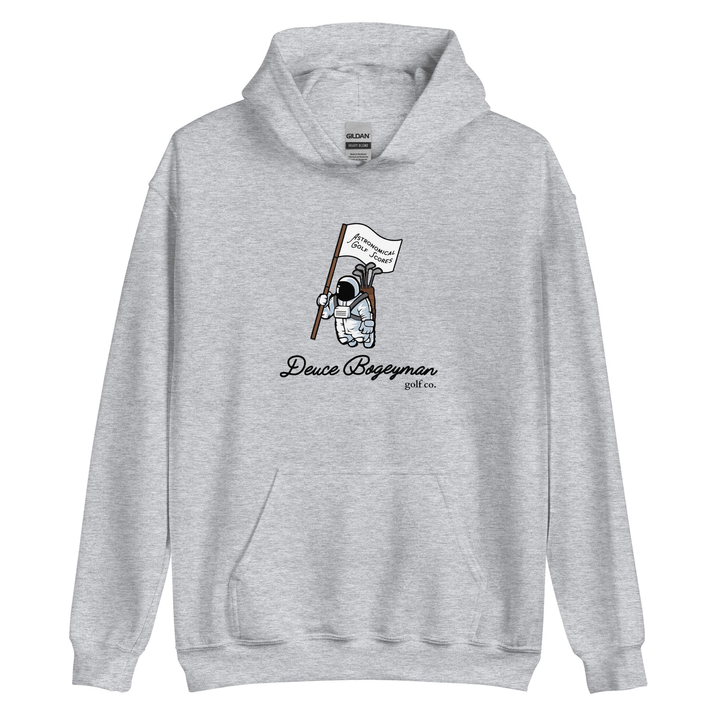 Deuce Bogeyman Astronomical Golf Scores Hoodie