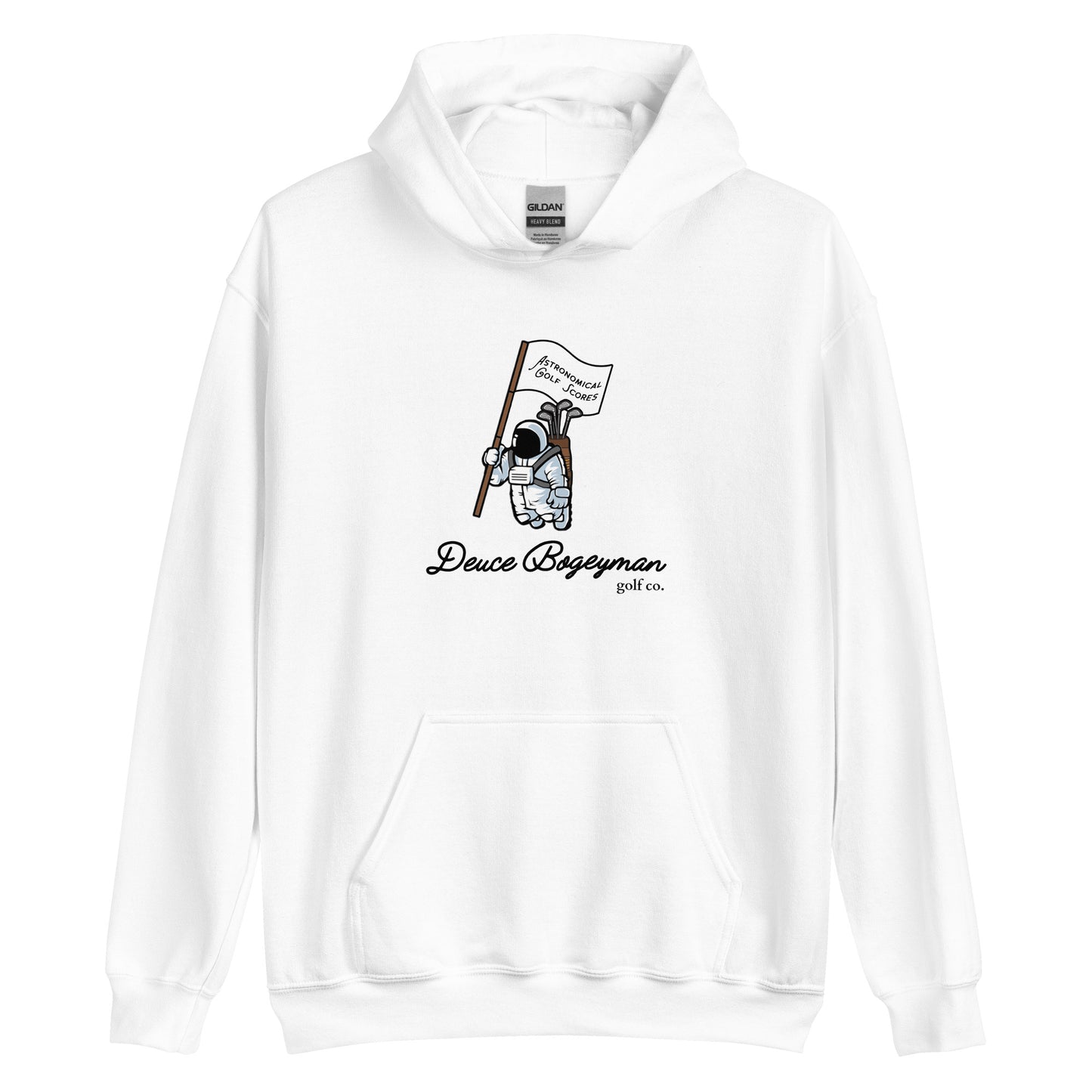 Deuce Bogeyman Astronomical Golf Scores Hoodie